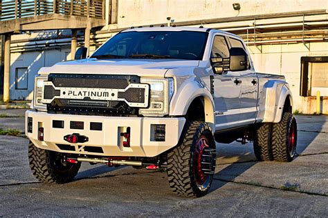 Big Boy: White Ford F-450 Fitted with Custom Mesh Grille — CARiD.com ...