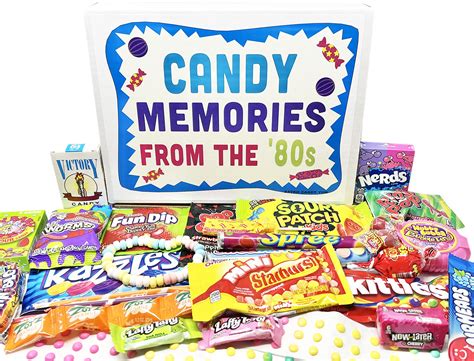 Buy RETRO CANDY YUM 80s Gift Box with 1980's Candy Assortment for Man or Woman - Care Package ...