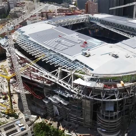 Real Madrid reveals revamped Santiago Bernabéu stadium - Ink Plate Press