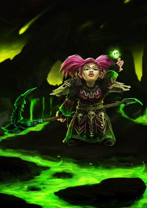 Warlock-gnome, Silent Hsu | Dnd art, Wow warlock, World of warcraft