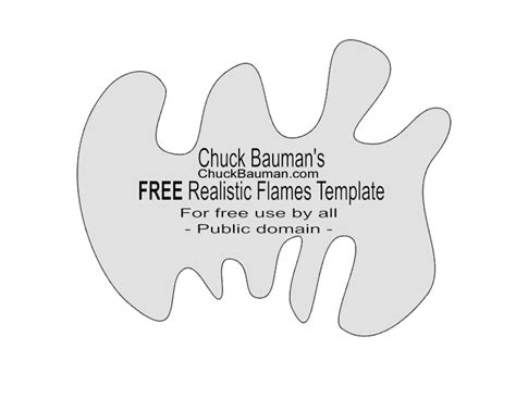 Airbrush Flame Stencils Printable Templates