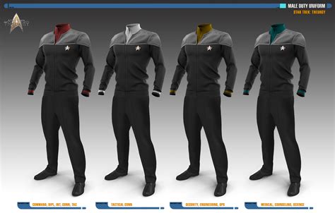 Male Duty Uniforms | Star Trek: Theurgy by Auctor-Lucan on DeviantArt