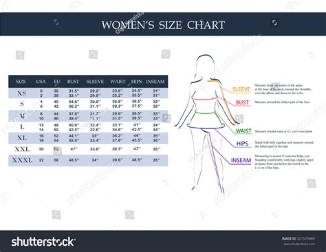 1,477 imágenes de Women size chart - Imágenes, fotos y vectores de ...