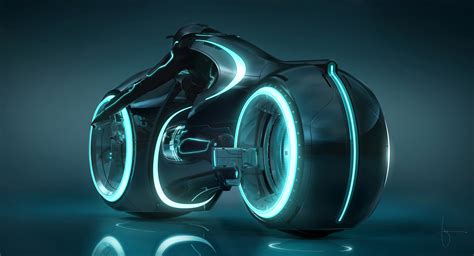 New Tron Light Cycle from Tron Legacy - Asphalt & Rubber