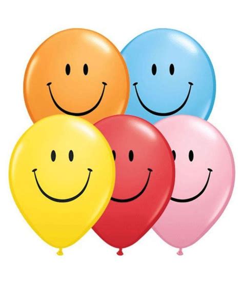 Nxt Gen Multicolour Latex Smiley Balloons - 100 Pieces - Buy Nxt Gen Multicolour Latex Smiley ...