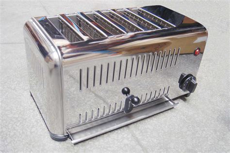 6 Slice Electric Commercial Bread Toaster TT-WE64B Chinese restaurant ...