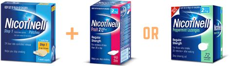 Nicotine Patch + Gum or Lozenge | Quit Smoking For Good | Nicotinell®