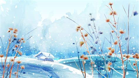 Nature Anime winter Scenery Background Wallpaper | Pemandangan anime, Pemandangan