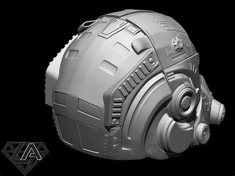 STL file Titanfall2 pilot custom helmet・3D printer model to download・Cults