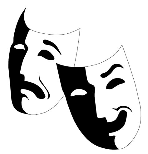 Drama Masks Clipart Transparent Background Clip Art Library | Images ...