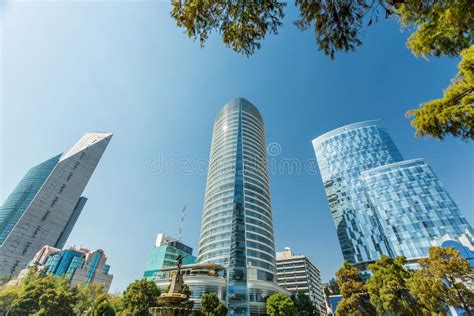 Mexico City skyscrapers stock photo. Image of construction - 100098744