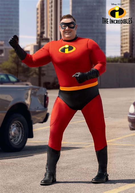 Disney The Incredibles Plus Size Deluxe Mr. Incredible Costume | Disney Costumes