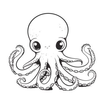 Octopus Drawing PNG Transparent Images Free Download | Vector Files | Pngtree