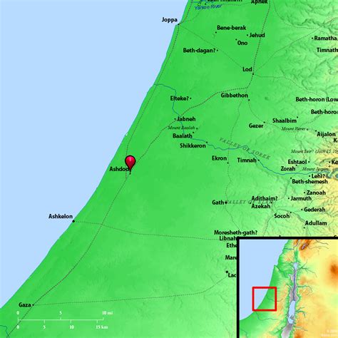 Bible Map: Ashdod