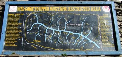 Nepal - Upper Mustang map