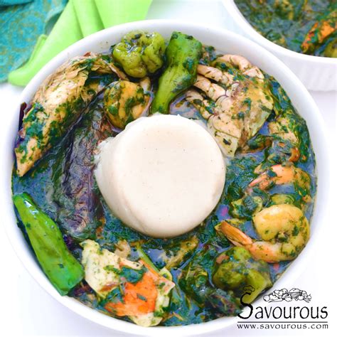 Jute leaves soup or Togolese Ademe Dessi - Savourous