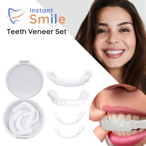 Instant Smile Snap On Veneers (Upper & Lower) Teeth Veneers