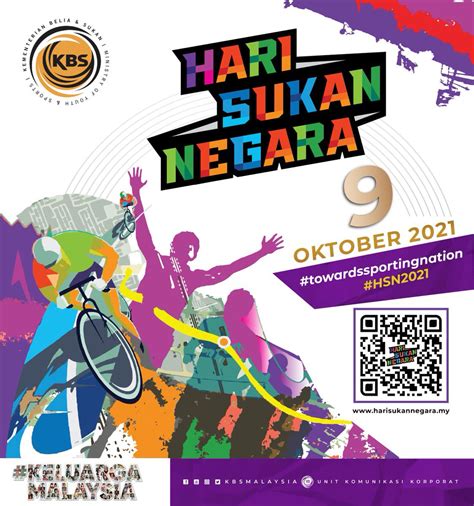 Poster Hari Sukan Negara / Hari Sukan Negara Virtual Marathon Jomrun Run Rewarded - Fedele Palerma