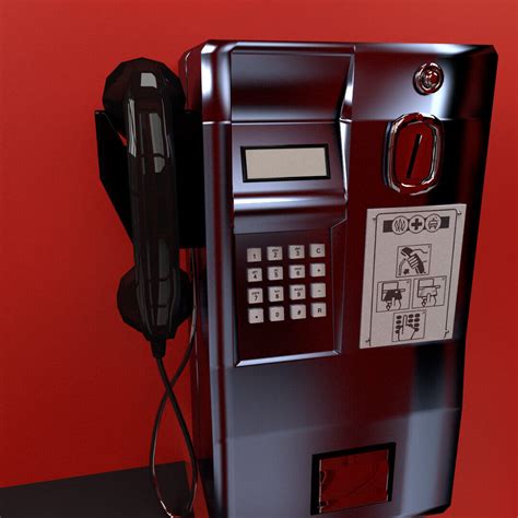 Red Phone Booth - 3D Model by firdz3d