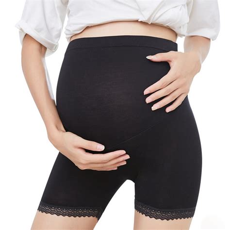 Mgaxyff Women Lady High Waist Safety Pants Elastic Maternity Shorts Underpants Leggings, Women ...