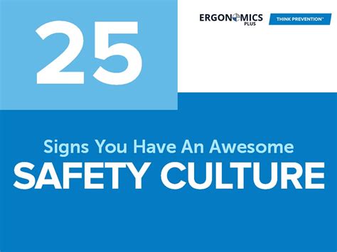 25 Signs You Have An Awesome Safety Culture