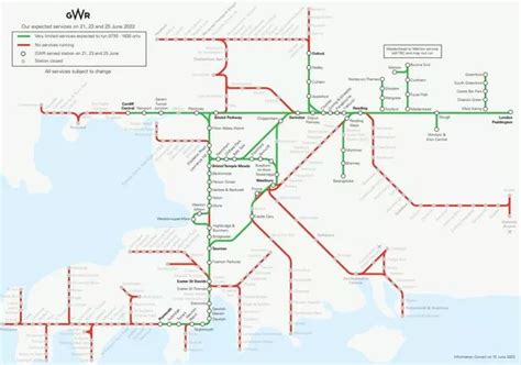 Train strikes: GWR maps show which rail lines and services are operating this week - Bristol Live