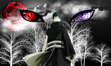 Download Obito Uchiha Sharingan And Rinnegan Wallpaper | Wallpapers.com