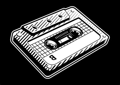 Vintage Audio cassette 539134 Vector Art at Vecteezy