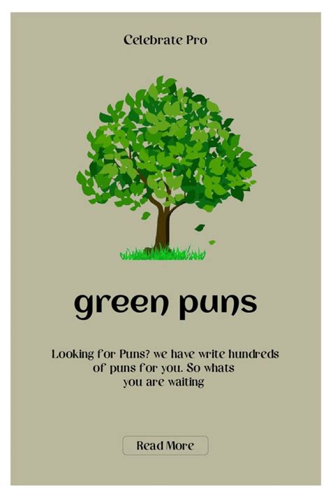 109+ Green Puns That Will Make You Love Mother Earth