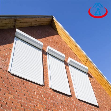 Outdoor Aluminum Security Shutters Motorised Rolling shutter Window ...