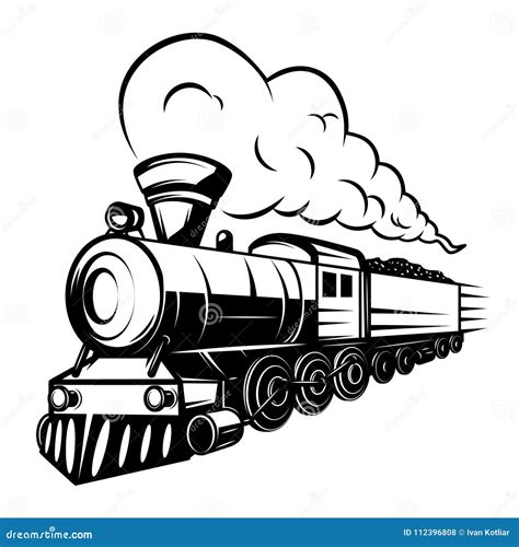 Train Station Clipart Black And White Car