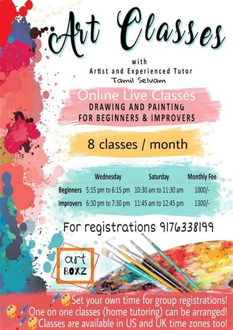 Online Art classes by Art Boxz – Kids Contests