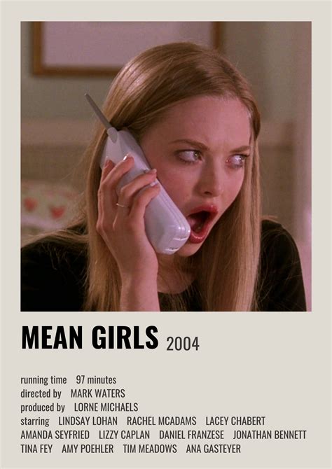 MEAN GIRLS MOVIE POSTER | Mean girls movie, Movie poster room, Movie ...