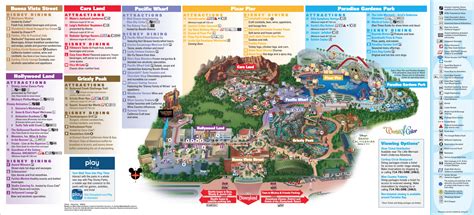 Free Printable Disneyland Map