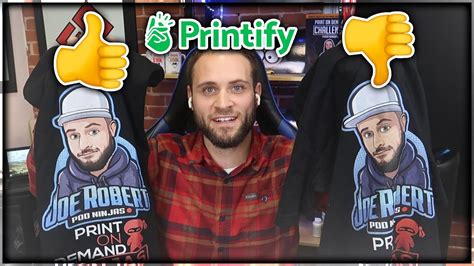 Printify T-Shirt Review (Shopify Print On Demand Product Reviews) - YouTube