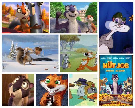 Famous Squirrel Cartoon Characters