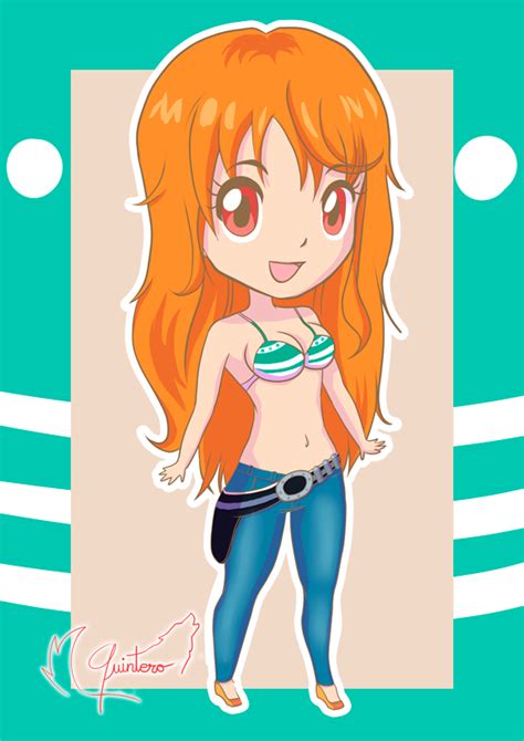 Chibi Nami | Chibi, Anime chibi, Anime