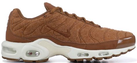 Nike Leather Air Max Plus Quilted Tn Tuned Casual Style Trainers Shoes in Brown for Men - Lyst