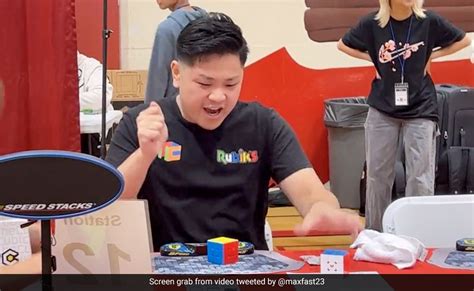 Video: US Man Solves Rubik's Cube In 3.13 Seconds, Sets World Record