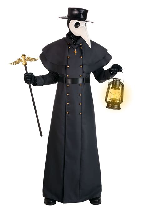 Plague Doctor Classic Adult Costume | Scary Adult Costumes