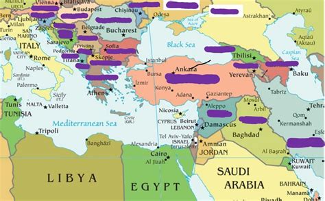 Greece Geography 4: Modern Day Countries in Region (part 3) Diagram | Quizlet