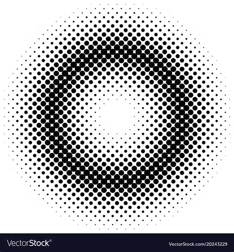 Abstract halftone circle pattern background Vector Image