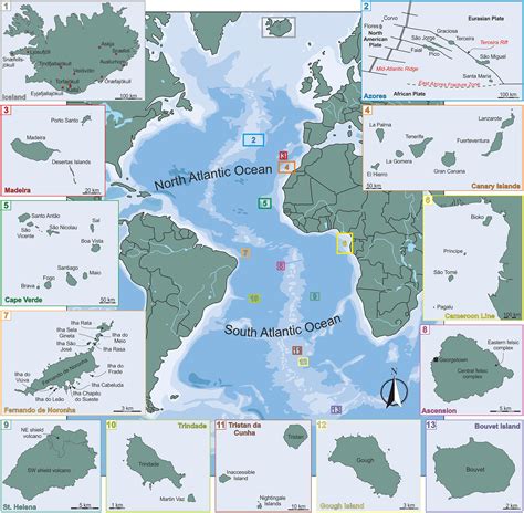 Atlantic Ocean Map