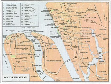 Cochin Kochi Ernakulam Map - India Travel Forum | IndiaMike.com