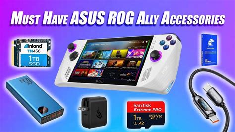 Must Have ASUS ROG ALLY Accessories! - The GamePad Gamer