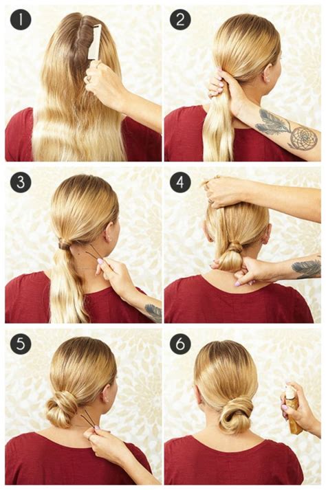 Low Bun Hair Tutorials And Celebrity Looks - fashionsy.com