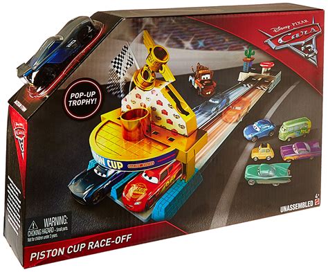 Disney Pixar Cars 3 Piston Cup Race-Off Playset | eBay