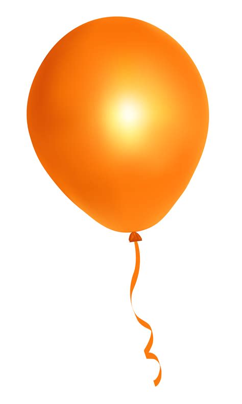 Orange Balloon PNG Image | PNG Transparent best stock photos