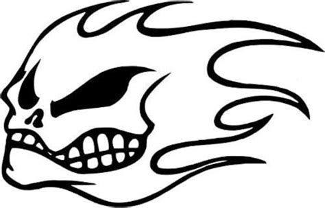 No Fear Skull Vinyl Decal Sticker - Etsy