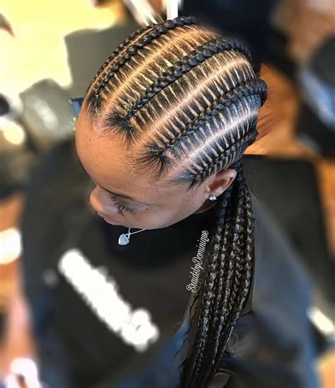 35 Beautiful Cornrow All-Back Styles For 2024 | ThriveNaija